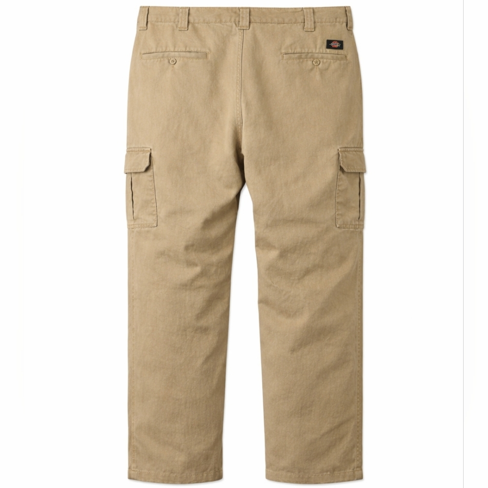 Dickies Pants Mens 42×30 Utility Cargo Khaki Workwear Carpenter Rugged Outdoors - Picture 3 of 12